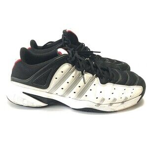 Men's Adidas Adiprene Sz 13 Sneakers Athletic Running Shoes White Black Red Spor